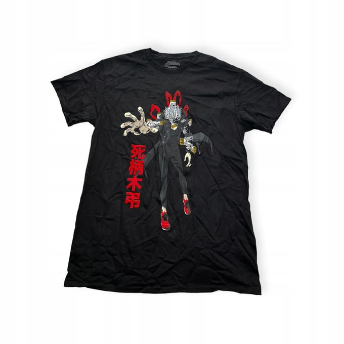 Koszulka T-shirt męski okrągły dekolt SPENCER'S nadruk M black