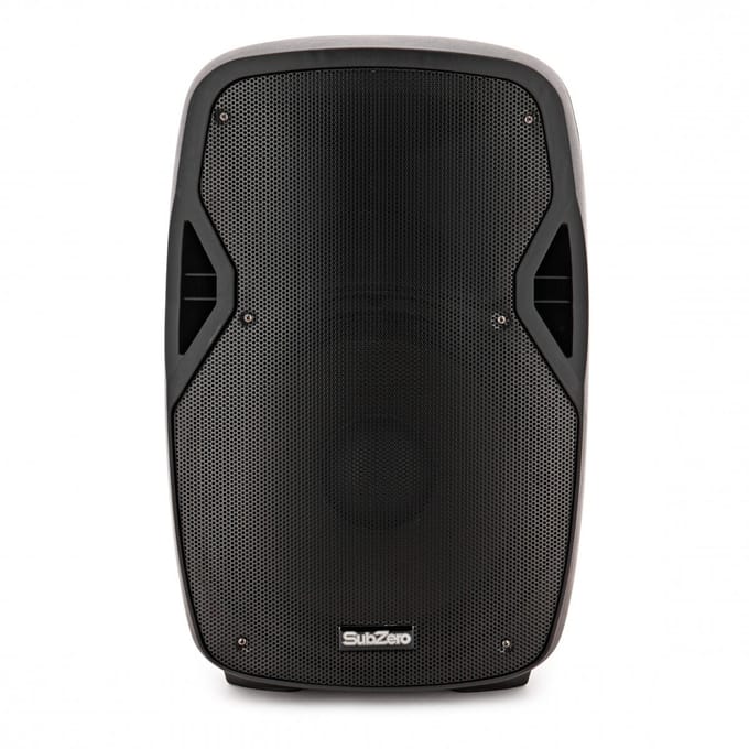 SubZero P15A 15 560 W actieve PA-luidspeaker met digitale mediaspeler