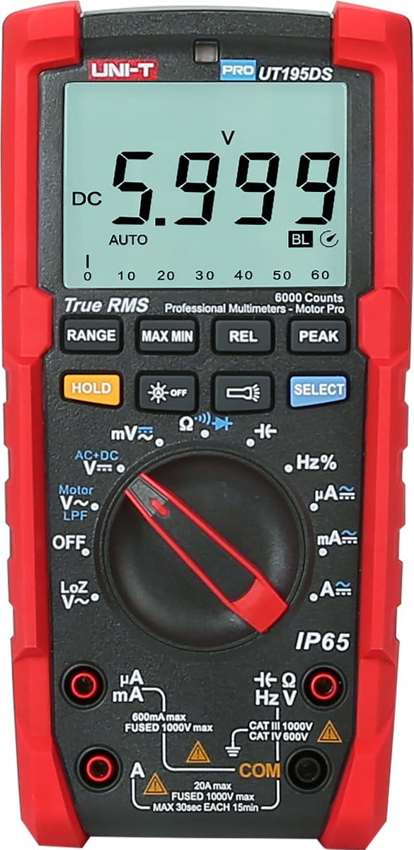 Uni-T PRO UT195DS Serie - Multimeter - Geavanceerde Functies - True RMS - Stevig Ontwerp