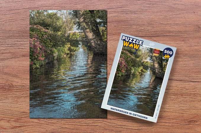 Puzzel Water - Planten - Giethoorn - Legpuzzel - Puzzel 500 stukjes