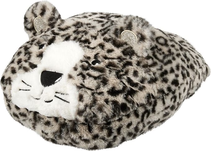 Apollo - Voetenwarmer bank slof - kinderen/dames - Panter/luipaard