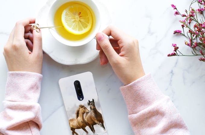 OnePlus 7 Pro TPU Hoesje Paarden