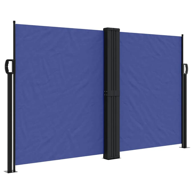 vidaXL - Windscherm - uittrekbaar - 140x600 - cm - blauw
