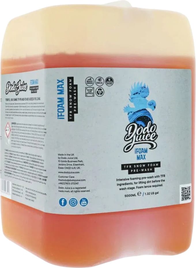 DODO JUICE - iFoam Max - TFR Strong Pre-Wash Snow Foam - 5L