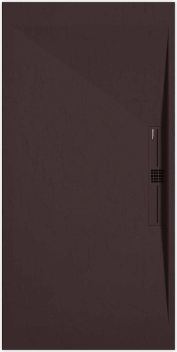 Sanifun douchebak Stone Side Chocolate Slate 1100 x 800 P