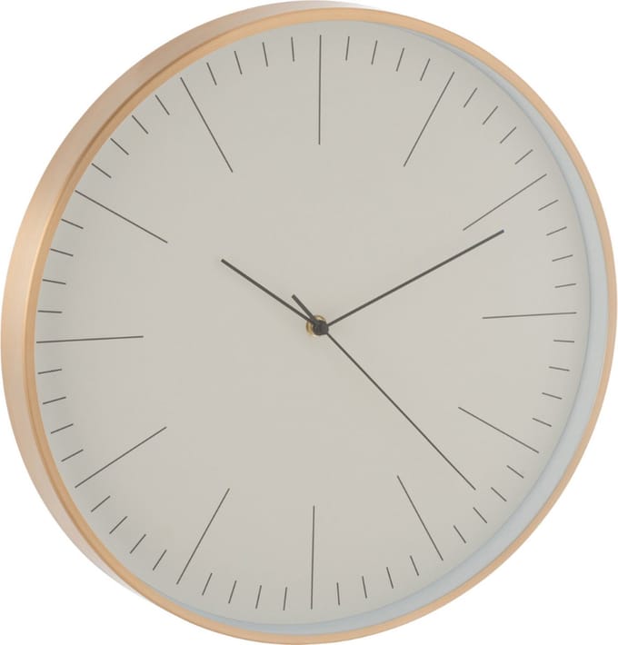 Wandklok Modern Metaal Goud Ø 40 cm