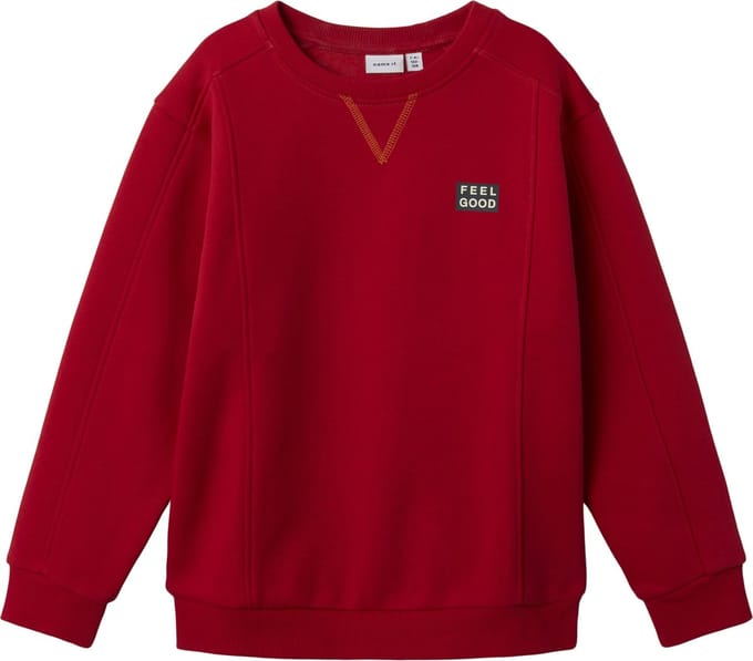 Name It - Sweater - Trui - Feel - Good - Rood - Maat 122/128
