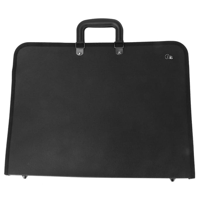 Draagbare PVC schilderplaat tas A3 tekenbord schetsbord opbergtas documenten draagtas zwart