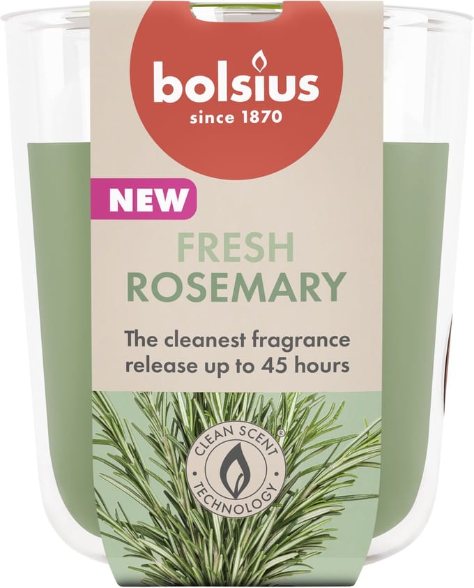 Bolsius Geurglas 97/85 True Scents Rosemary (1 stuk)