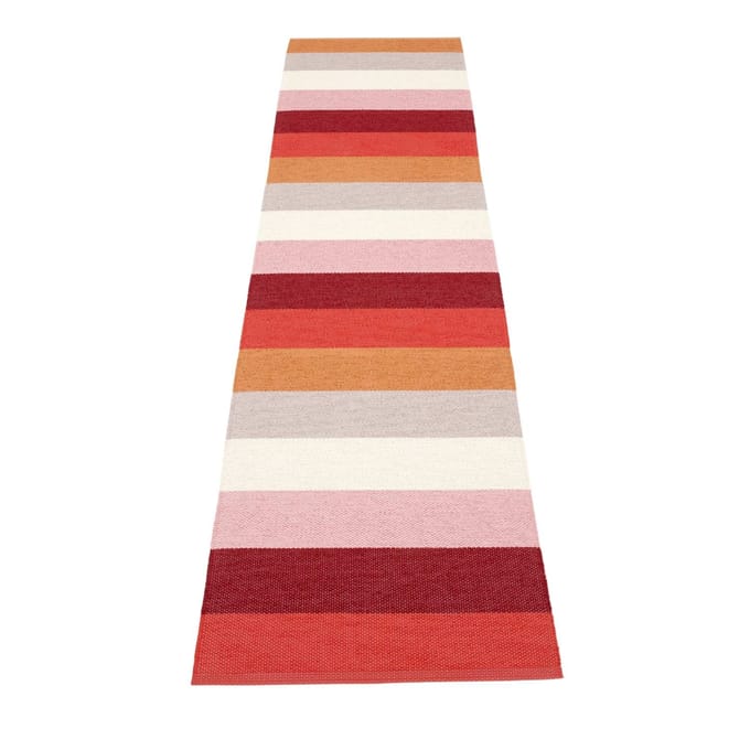 Pappelina - Molly vloerkleed - zonsondergang - 70 x 300 cm - rood