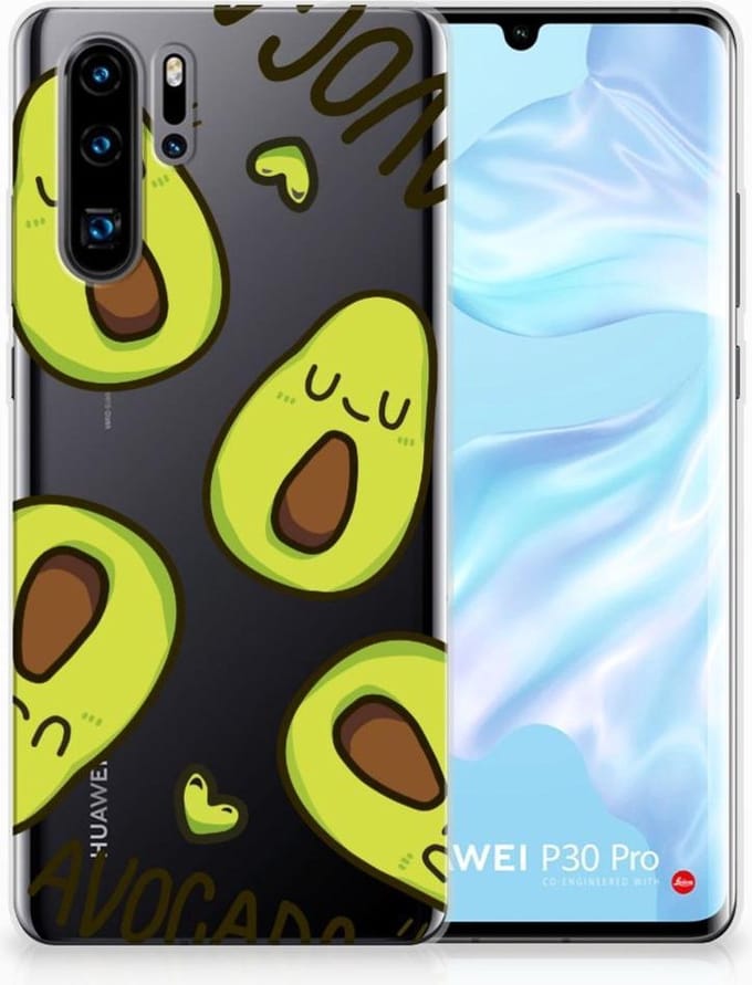 Huawei P30 Pro Telefoonhoesje met Naam Avocado Singing