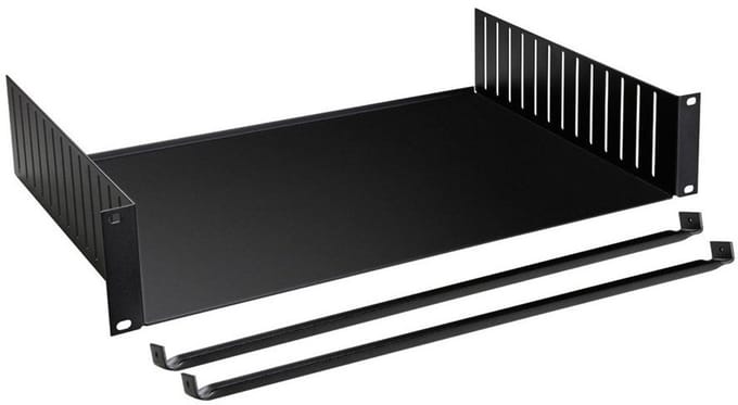 Adam Hall 19" Racklamp 2HE Adapter voor niet 19"-apparatuur - Rack tray