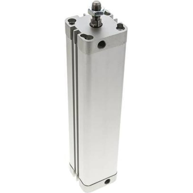 ISO 21287 Compacte Dubbelwerkende Cilinder 40-200mm - Magnetisch - Mannelijke Stang