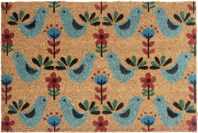 TANANA - Deurmat - Meerkleurig - 40 x 60 cm - Kokosvezel