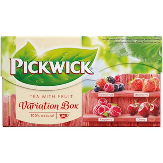Variatie rood fruit thee