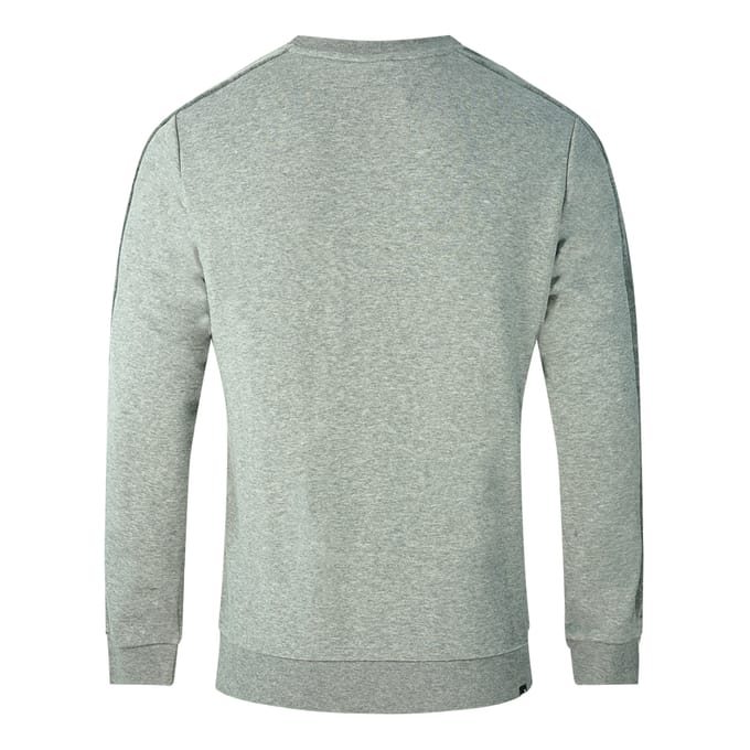 Puma grijs sweatshirt met fluwelen band en logo