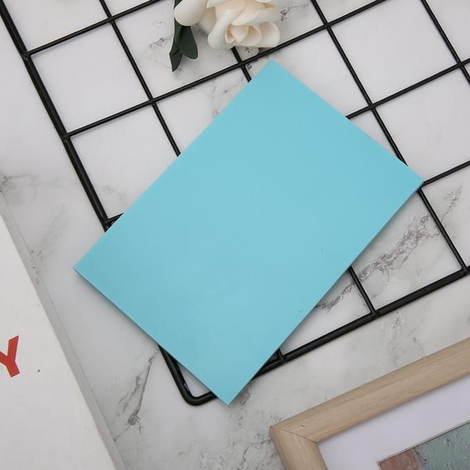 Jelly Rubber Stempel Dun Snijblok voor DIY Handgemaakte RubberstempelsGeel hemelsblauwe kleur