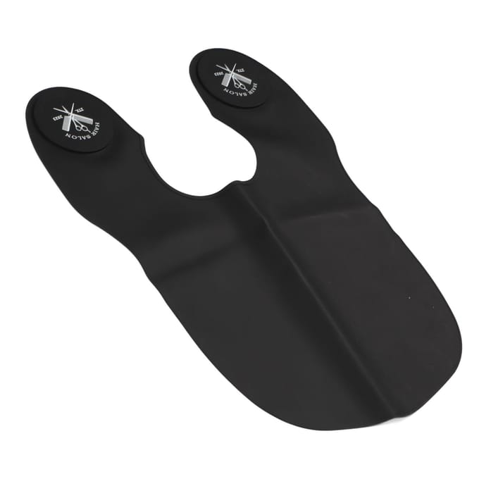 Haarknipkussen Zwart Waterdicht Silicone Groot Formaat Salon Kapper Haarknipkraag black