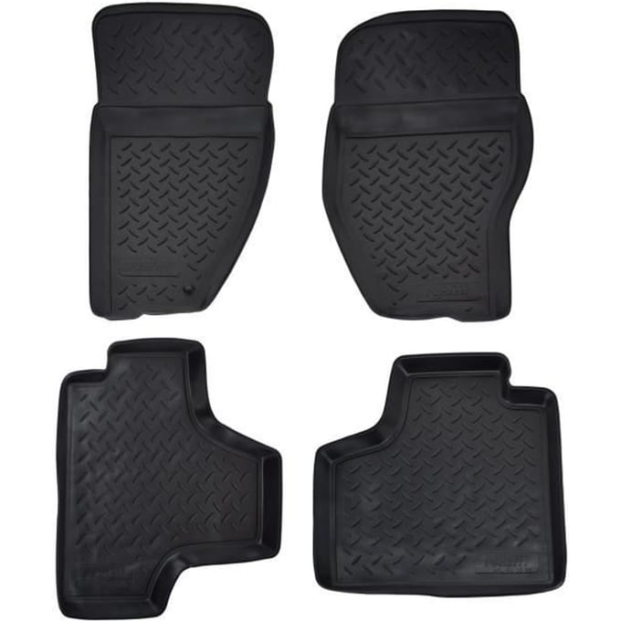NORM Liners | TPE Rubberen Vloermatten Alle Seizoenen Voor Dodge Nitro 2007-2011 zwart