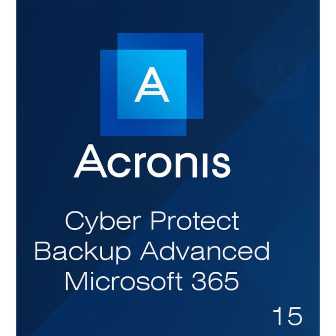 Acronis Cyber Backup Advanced Microsoft 365 100 Apparaten Corporate 5 Jaar Vernieuwing