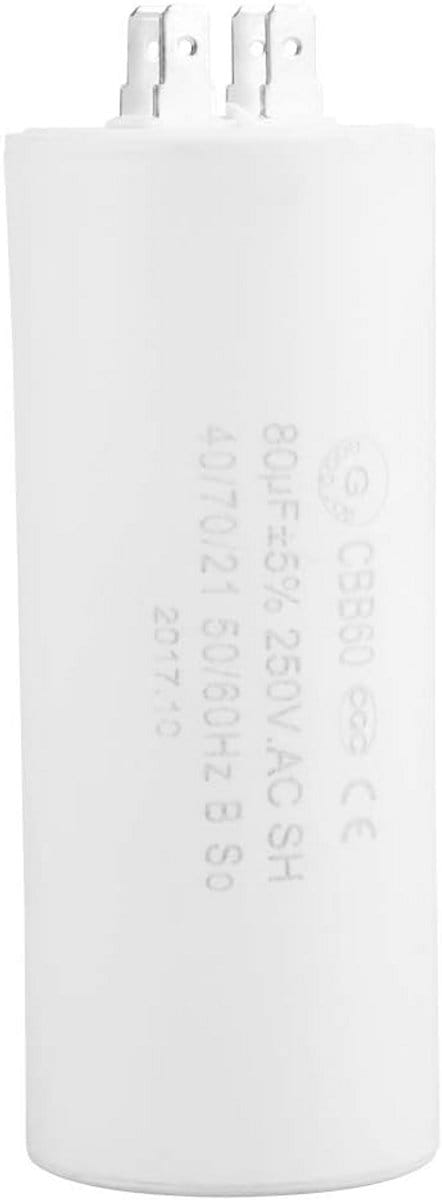 CBB60 Motor Condensator 80uF 250V AC voor Waterpomp en Compressor