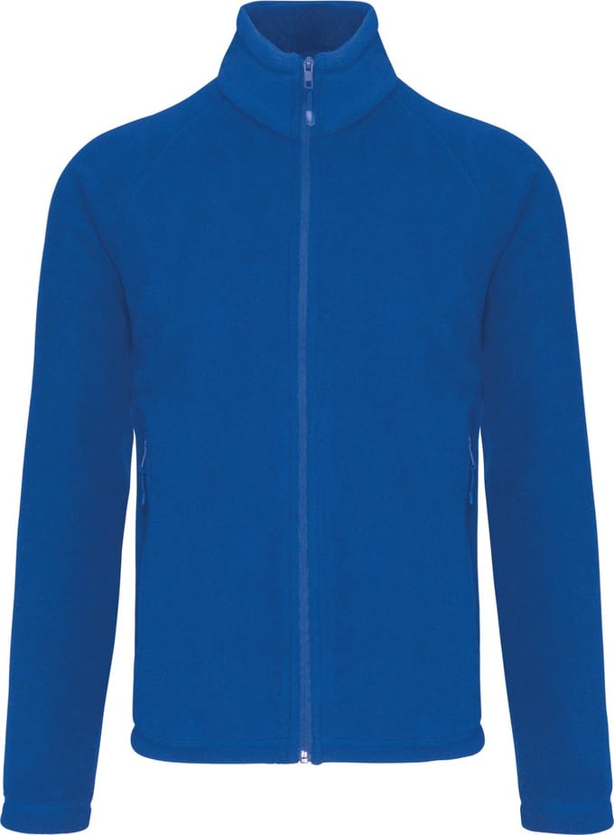 Kariban Microfleece met rits en raglanmouwen heren K917 - Royal Blue - S