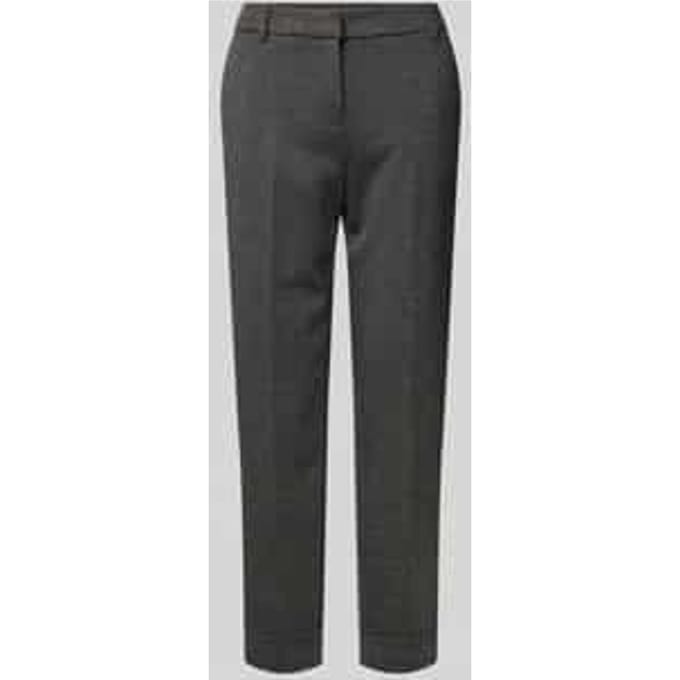 Stoffen broek met achterzakken