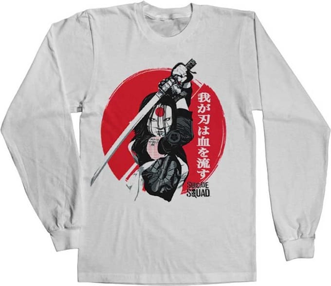 DC Comics Suicide Squad Longsleeve shirt -M- Katana Wit
