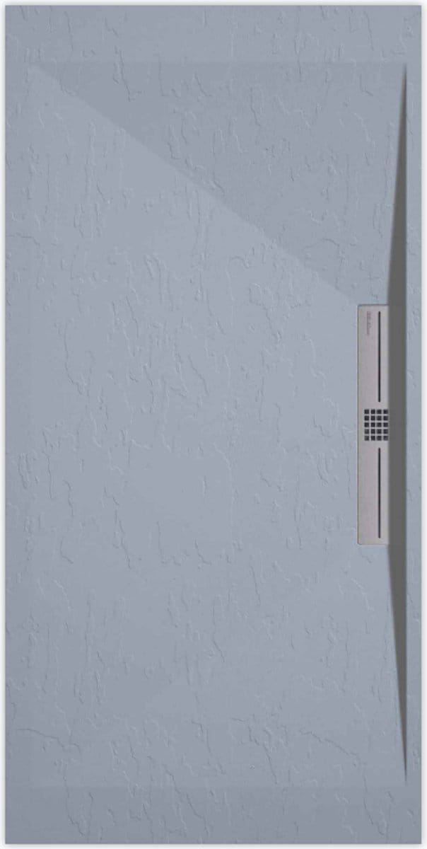 Sanifun douchebak Stone Side Gray Slate 1100 x 900 S