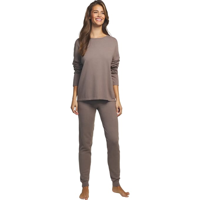 Pyjama met gebreide top voor vrouwen Selmark