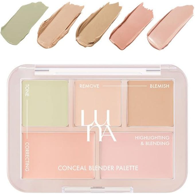 [LUNA] Conceal Blender-palet 6g 01 Clear Cover beige