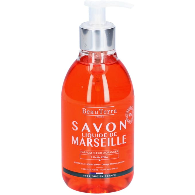 BeauTerra Marseille Liquid Soap Fleur D'oranger 300 ml