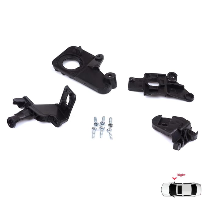 BHL576-2 Koplamphouder Montage Reparatiebeugel Tab Set Rechterkant voor Citroen C5 MK2 MK3 RD TD RW X7 2008-2017 6212F1