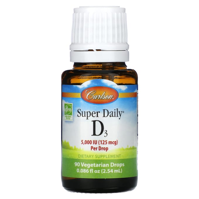 Super Daily®, D3, 125Mcg (5.000 IE), 2.54ml (0,086 vloeistofounce)