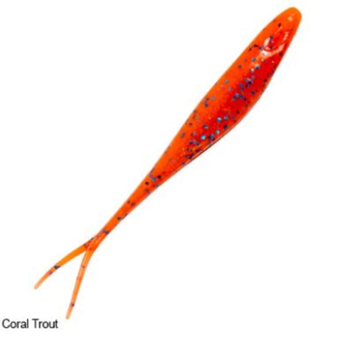 Zman Soft Lure Jerk ShadZ 5 Inch 5/Pack Koraalforel (0443)