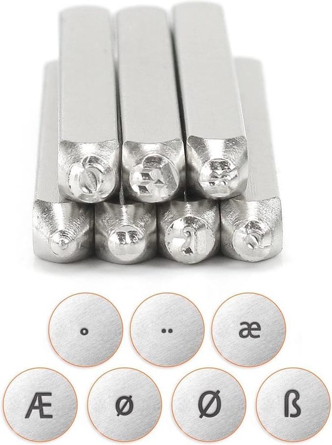 Slagstempelset Tekens | hoogte 6mm
