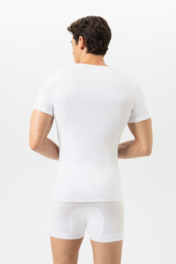 mey Herren Shirt Met V-Hals Serie Noblesse