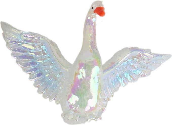 Gans Acryl kersthanger - Kurt S. Adler