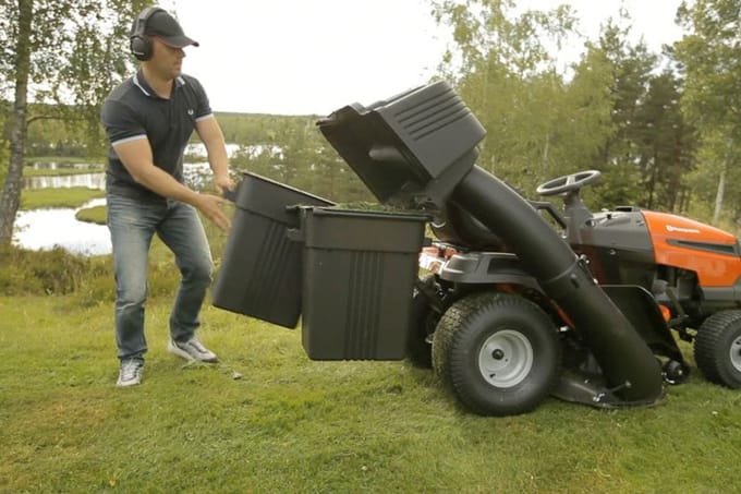 Husqvarna opvangbak tuintractor