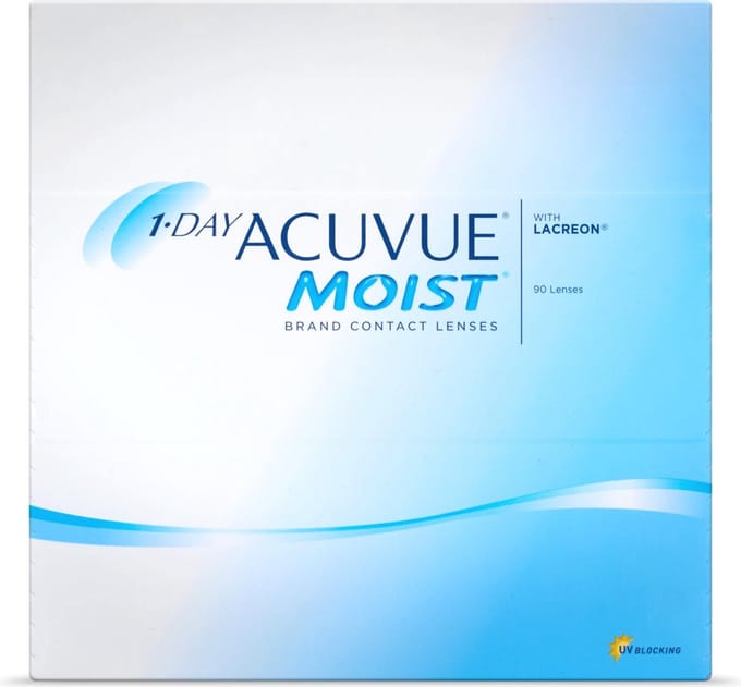 -1.50 - 1-DAY ACUVUE® MOIST - 90 pack - Daglenzen - BC 8.50 - Contactlenzen