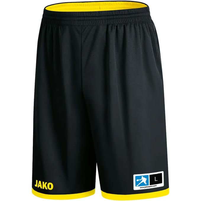 Jako Change 2.0 Reversible Short Heren - Citroen / Zwart | Maat: M