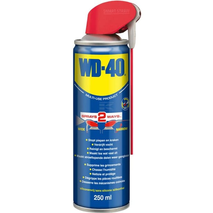 WD-40® Multi-Use Spray Smart Straw® 250 ml – Multifunctionele onderhoudsspray