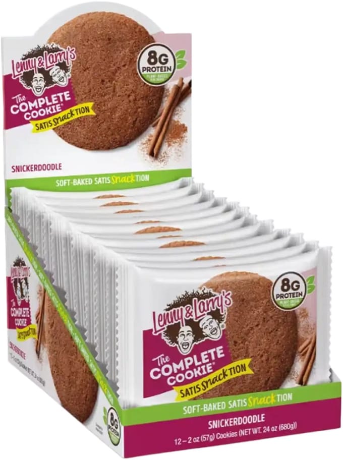 Lenny & Larry's The Complete Cookie (12x57g) Snickerdoodle - Functionele voeding - Eiwit Snacks