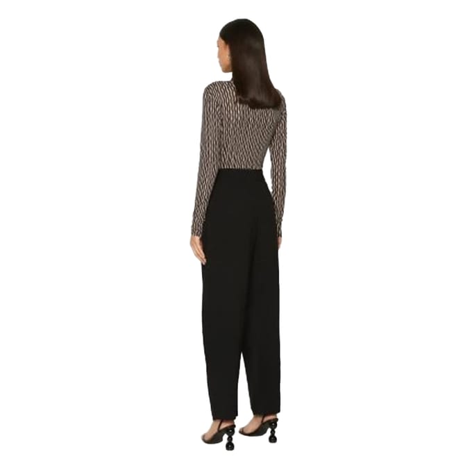 Armani Exchange Dames/Dames geplooide broek (Zwart)