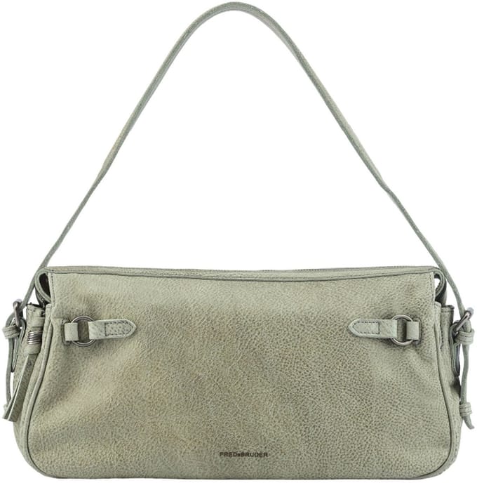 FREDsBRUDER Leren schoudertas My Forever Friend Shoulderbag Leaf kaki