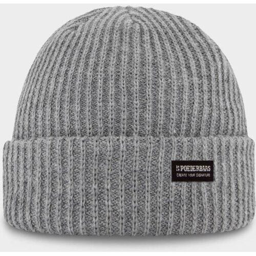 Poederbaas Muts Royal Rib Beanie Grijs