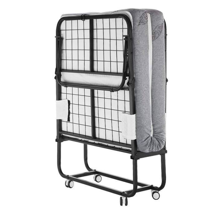 Uitklapbed met 5 inch schuimrubber matras voor volwassenen & gasten