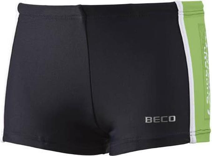 BECO Zwemboxer - Jongens - Polyamide/elastaan - Kiwi/zwart - Maat 110