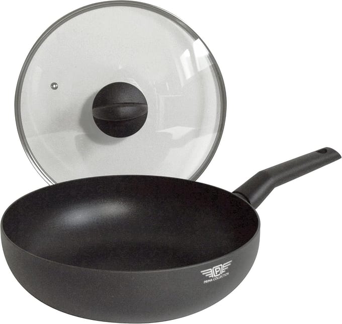 Pannenkoekenpan - Koekenpan - Ontbijt Maken - Vier Vormen - 25 cm - Zwart