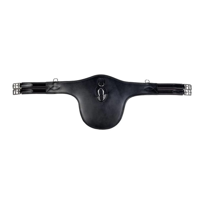 Leren zadeltasband HKM